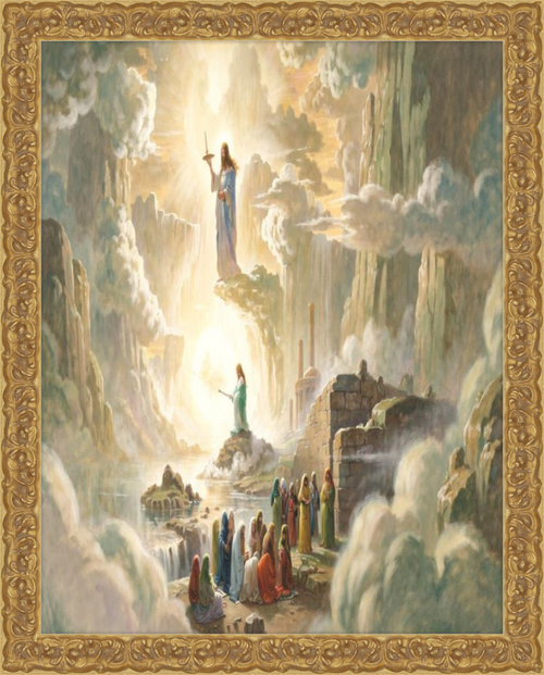 Divine Light: The Gathering Beneath the Cross