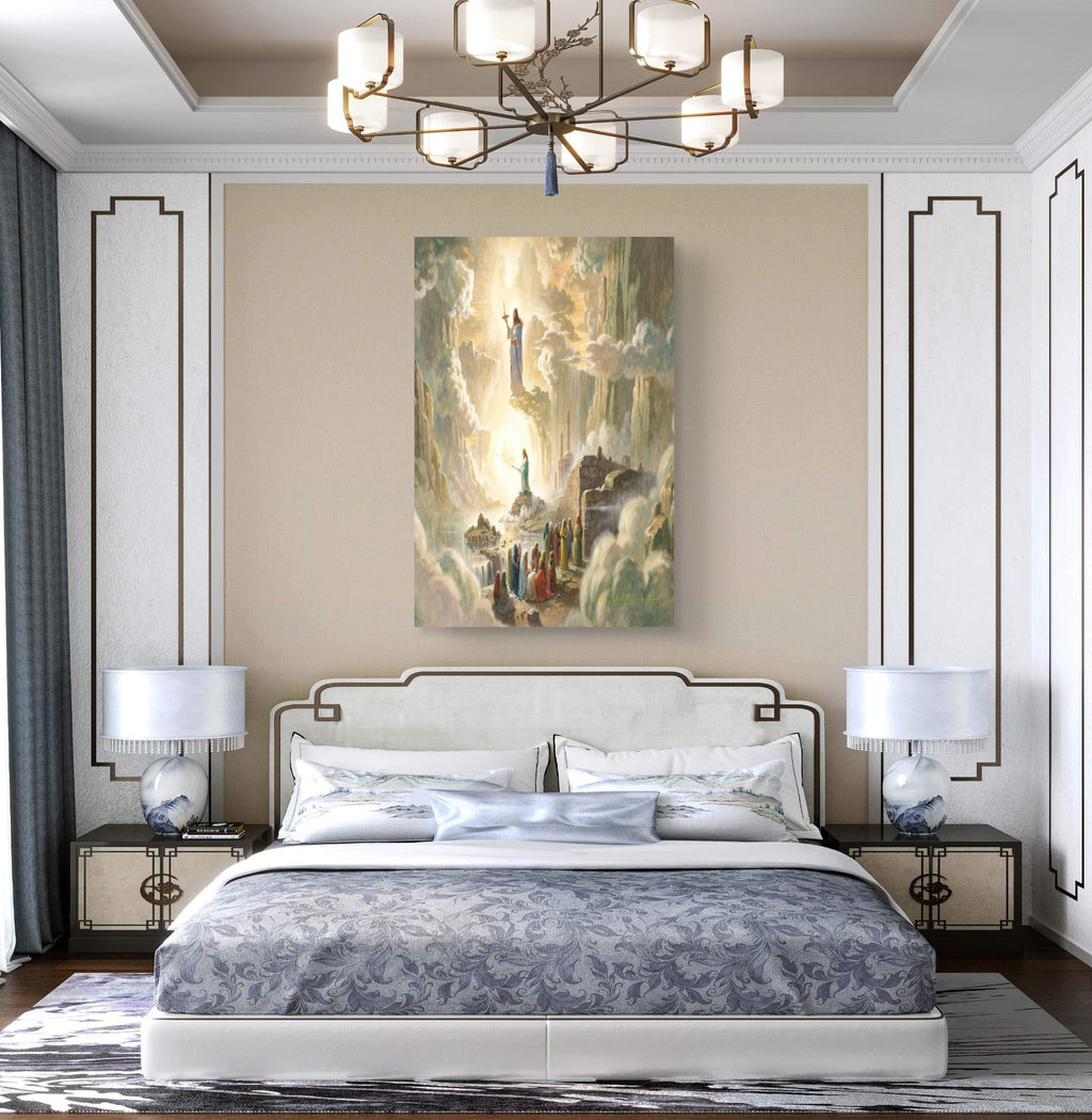 Divine Light: The Gathering Beneath the Cross