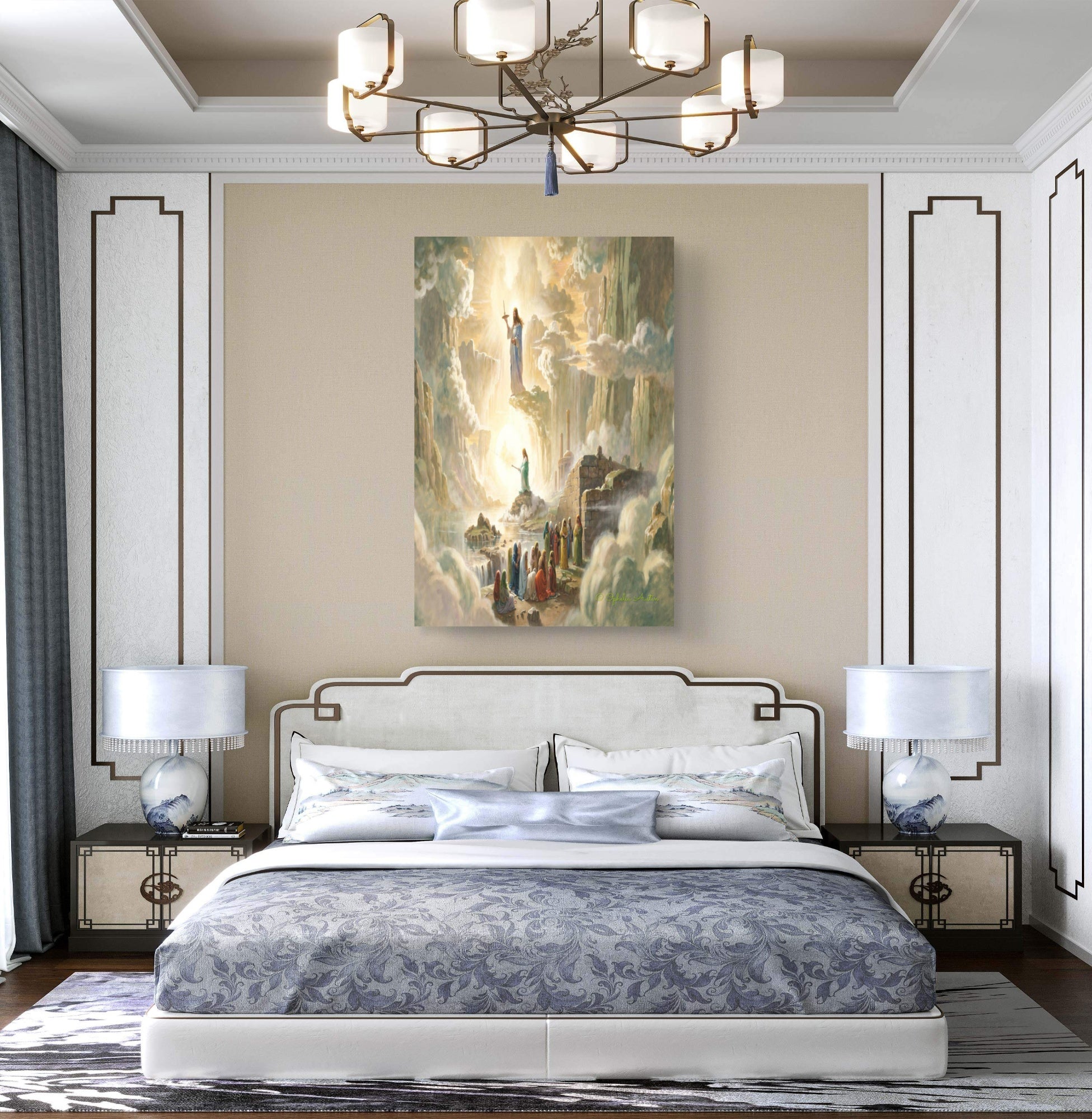 Divine Light: The Gathering Beneath the Cross