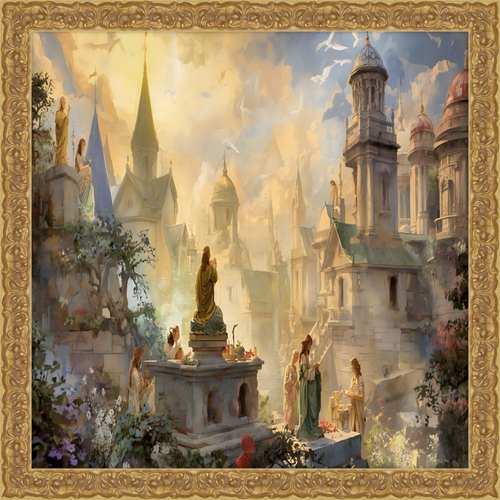 Lands of the Ancient Promise - Sacred Art Print